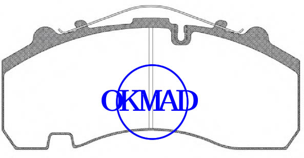 BPW Truck Brake pad OEM:05.092.90.07.0 FDB1677 GDB5091 WVA:29167, FW29167